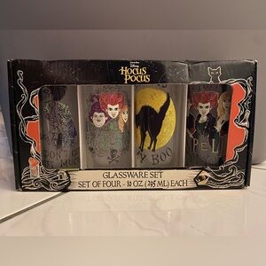 Set of 4 Hocus Pocus Glasses